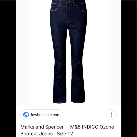 marks and spencer bootleg jeans